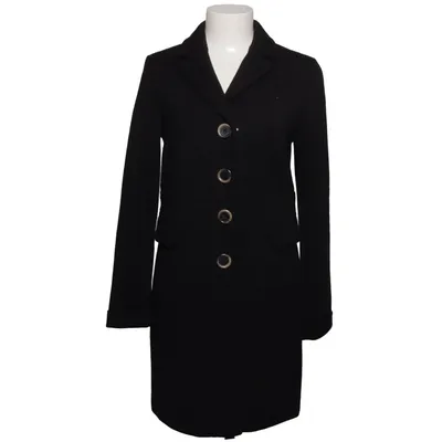 Coat (Black) from Bruno Manetti Merino wool
