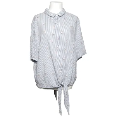 Short sleeve shirt (Blue, White, Multicolored) from Sweewë Viscose