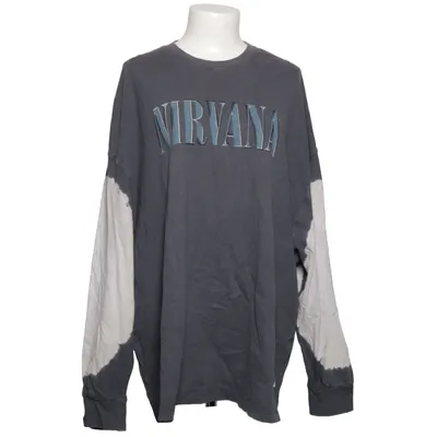 Sweatshirt (Gray, White, Multicolored) from Pull & Bear Cotton