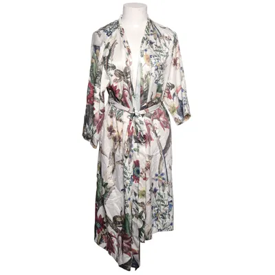 Bathrobe (White, Multicolored) from Essenza Polyester