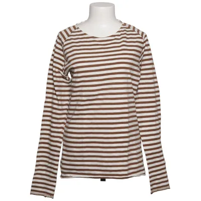 Långärmad t-shirt (Brun, Vit) från Nudie Jeans Ekologisk bomull