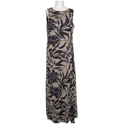 Maxi jurk (Zwart, Beige) van Comma Elastaan, Polyester