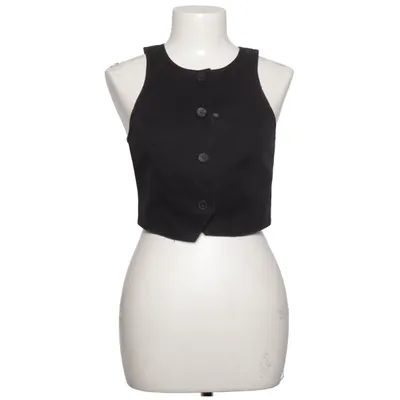 Suit vest (Black) from Zara Cotton, Elastane