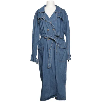 Trenchcoat (Blå) från Ulla Popken Bomull