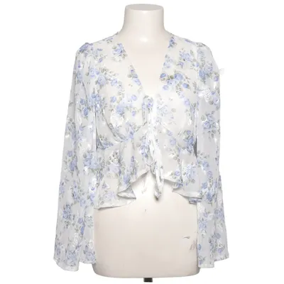 Omlottblus (Vit, Blå) från Shein Polyester