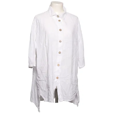 Blouse (Blanc) de NW Collection Coton, Lin