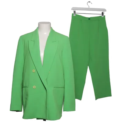 Jakkesæt (Grøn) fra Vicolo Acetat, Polyester, Viscose