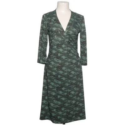 Wrap dress (Green, Black) from Wet Elastane, Polyamide