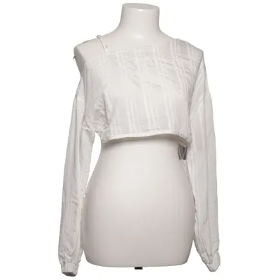 Crop top (Blanc) de Do My Self Élasthane, Polyester