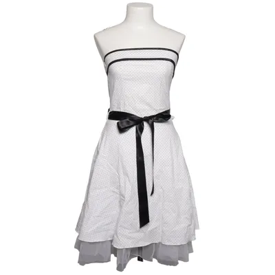 Cocktailklänning (Vit, Svart) från Jennifer Taylor Bomull, Elastan, Polyester