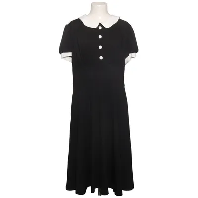 Kjole (Sort, Hvid) fra Voodoo Vixen Elastan, Polyester