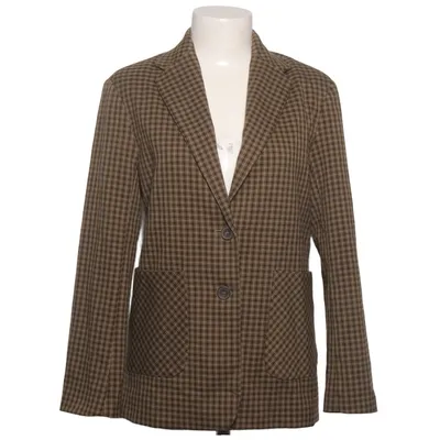Blazer (Beige, Brun) fra Oak+ Fort Elastan, Polyester, Viscose