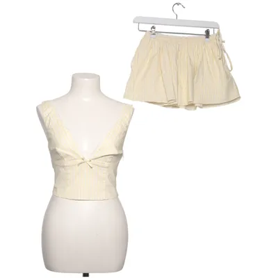 Set (Gelb, Weiß) von Oh Polly Baumwolle, Elasthan