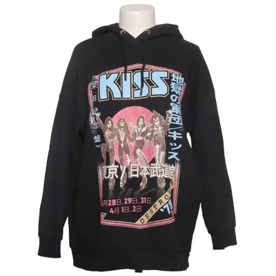 Hættetrøje (Sort) fra Kiss Bomuld, Polyester