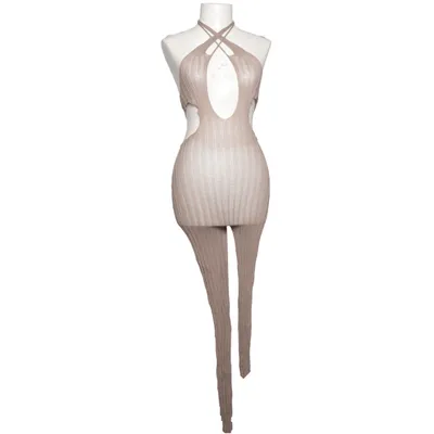 Buksedragt (Brun) fra PrettyLittleThing Nylon, Viscose