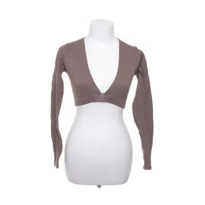 Crop top (Brun) från Zara Elastan, Nylon