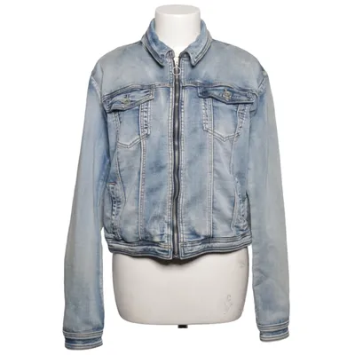 Veste en jean (Bleu) de Denim Coton, Élasthane, Polyester