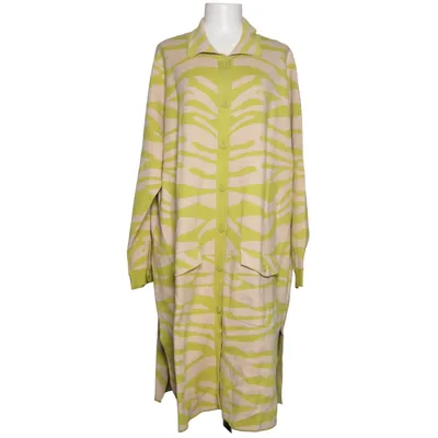 Kofta (Grön, Beige) från Ulla Popken Polyamid, Polyester, Viskos