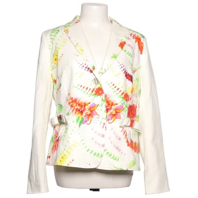 Blazer (White, Multicolored) from Renzo Cotton
