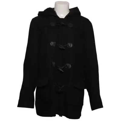 Duffle coat (Black) from Honey Bee Blue Polyester, Wool