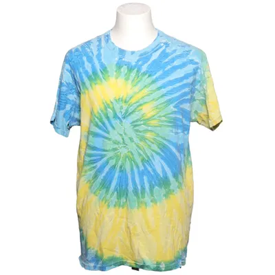 T-shirt (Blue, Yellow, Multicolored) from Gildan Cotton