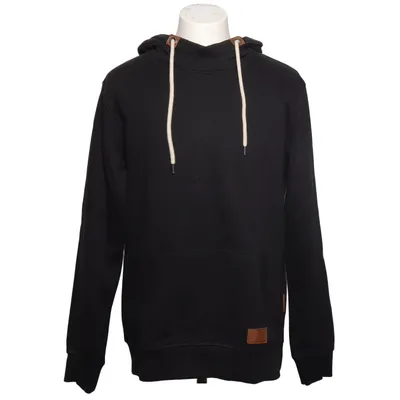 Hoodie (Black) from Grin & Bear Cotton, Elastane, Polyester