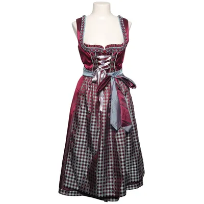 Dirndl (Röd, Blå) från Rose-Dirndl Bomull, Polyester