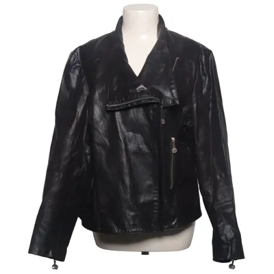 Bikerjacke (Schwarz) von Gloockler Leder, Polyester