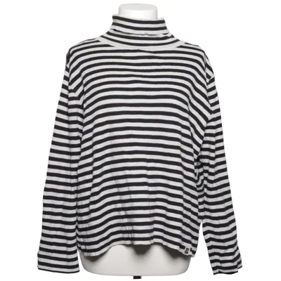 Polotröja (Svart, Vit) från Lucy & Yak Elastan, Ekologisk bomull