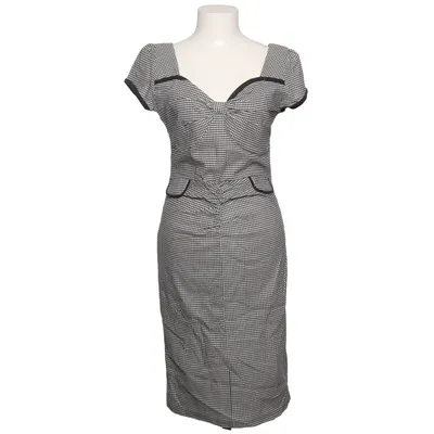 Dress (Black, White) from Miusol Cotton, Elastane, Polyamide
