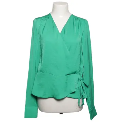 Wickelbluse (Grün) von H&M Party Polyester