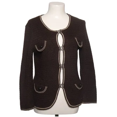 Cardigan (Brun) fra Christina Angora, Bomuld, Polyamid, Viscose, Uld