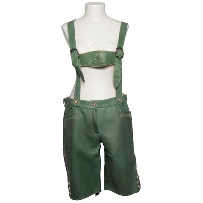 Lederhosen (Grøn) fra Lekra Læder, Polyester