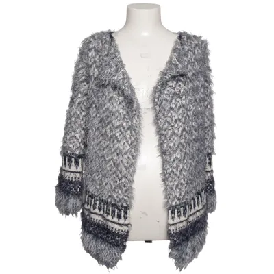 Cardigan (Gray, White) from Yessica Acrylic, Polyester