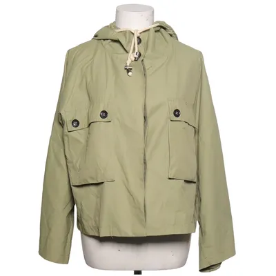 Jacke (Grün) von Zara Basic Baumwolle, Nylon