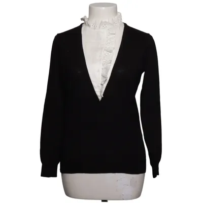Cardigan (Black, White) from Claudie Pierlot Cotton, Wool