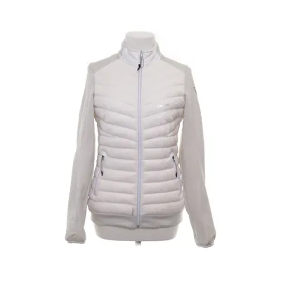 Donsjack (Wit, Grijs) van Decathlon Dons, Elastaan, Veer, Polyamide, Polyester
