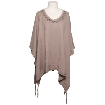 Poncho (Beige) von Sarah Kern Acryl, Baumwolle