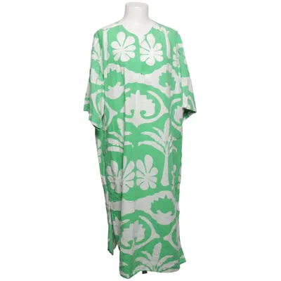 Dress (Green, Multicolored) from H&M Cotton, Linen, Viscose