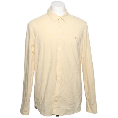 Buttondown-skjorta (Gul) från Farah Bomull