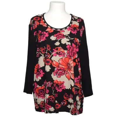 Long sleeve T-shirt (Black, Multicolored) from Gerry Weber Elastane, Viscose