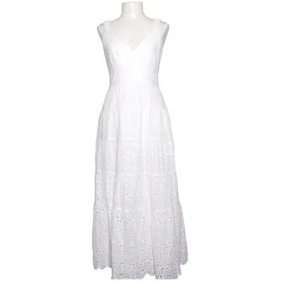 Robe longue (Blanc) de Abercrombie & Fitch Coton