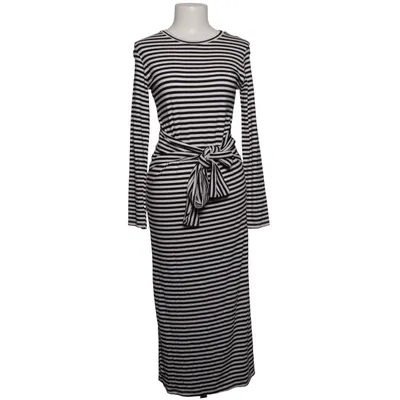 Maxi dress (Black, White) from Azara Elastane, Viscose