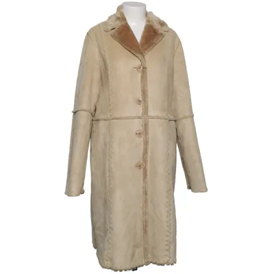 Shearling jacket (Beige) from Joy Outerwear