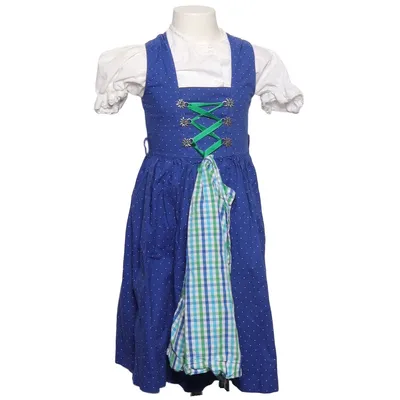 Dirndl (Blue, White, Green) from Isar-Trachten