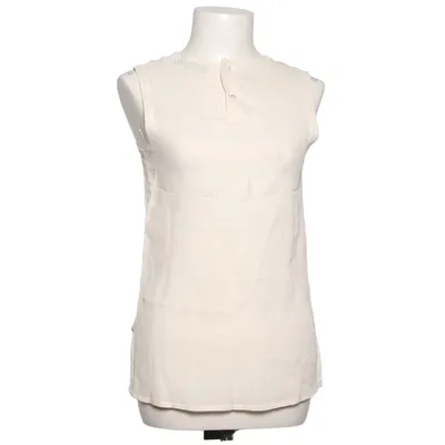 Tank Top (White, Beige) from Bagutta Silk