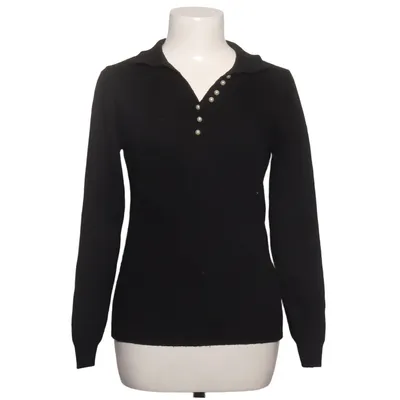 Sweater (Sort) fra William de Faye Kashmir, Elastan, Silke, Viscose