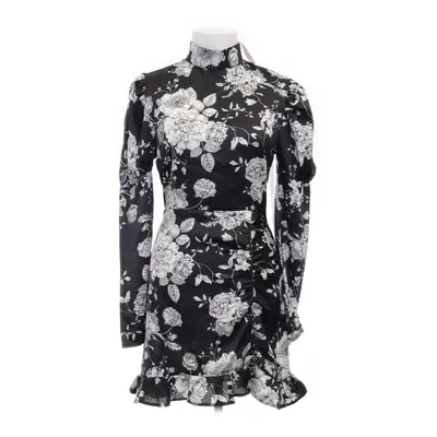 Cheongsam (Zwart, Wit) van Missguided