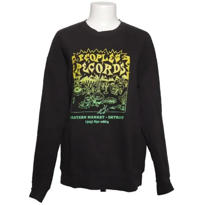 Sweatshirt (Noir, Vert) de Tultex Coton, Polyester