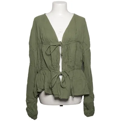 Wrap blouse (Green) from ASOS Design Cotton